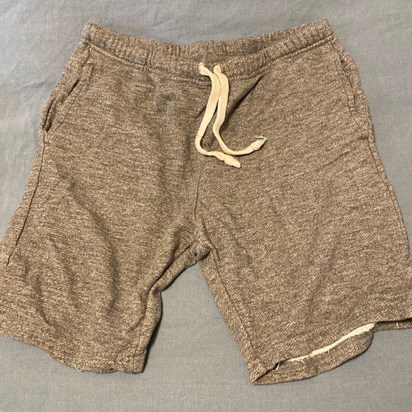 Made in USA US Blanks Grey Sweatshorts - Picture 1 of 3